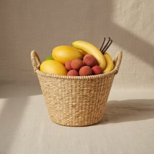 Panier malgache en raphia tressé — Ambositra