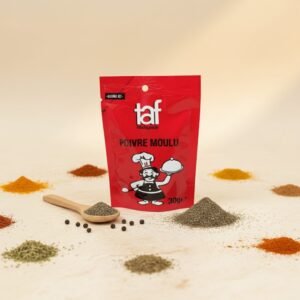 Poivre noir moulu de Madagascar — 30 g